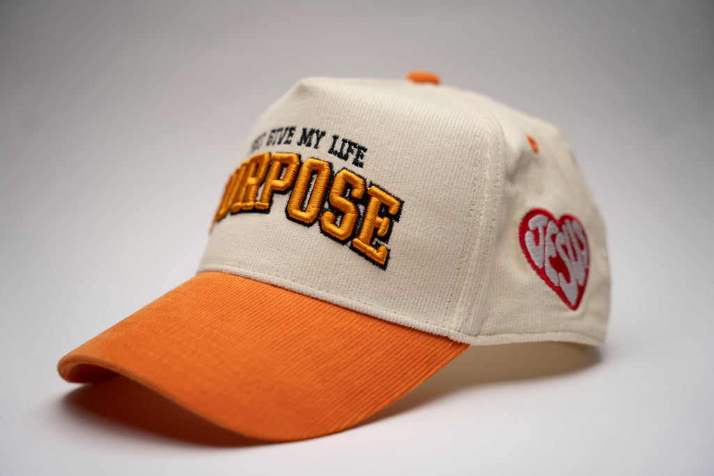 SnapBack Purpose (Corduroy) – Orange